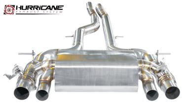 Hurricane Exhaust 3.5" Straight Pipe ECE Klappenanlage für BMW M3 F80 431PS